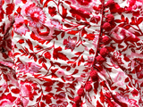 Poupette St Barth Ivy Floral Print Maxi Dress – Clay Red – XS ladies