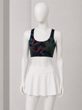 ERES Tropical Print Racerback Sports Bra – Size M ladies