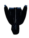 Tom Ford Navy Blue Velvet hoodie jacket size M medium men
