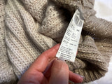 Peserico Sparkle Colour-Block Alpaca Blend Pullover I 44 ladies