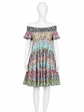 Missoni Multicolour Off-the-Shoulder Printed Dress – IT 42 ladies