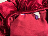 Children’s Red Velvet Occasion Dress (Approx. Age 12 Years) children