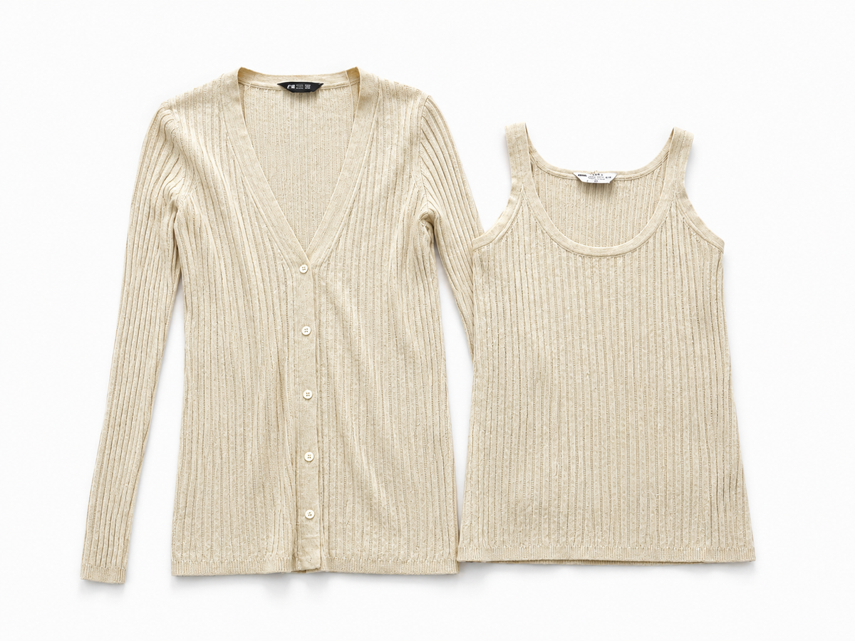 Gabriela Hearst Ribbed Cashmere & Silk Twin Set ladies
