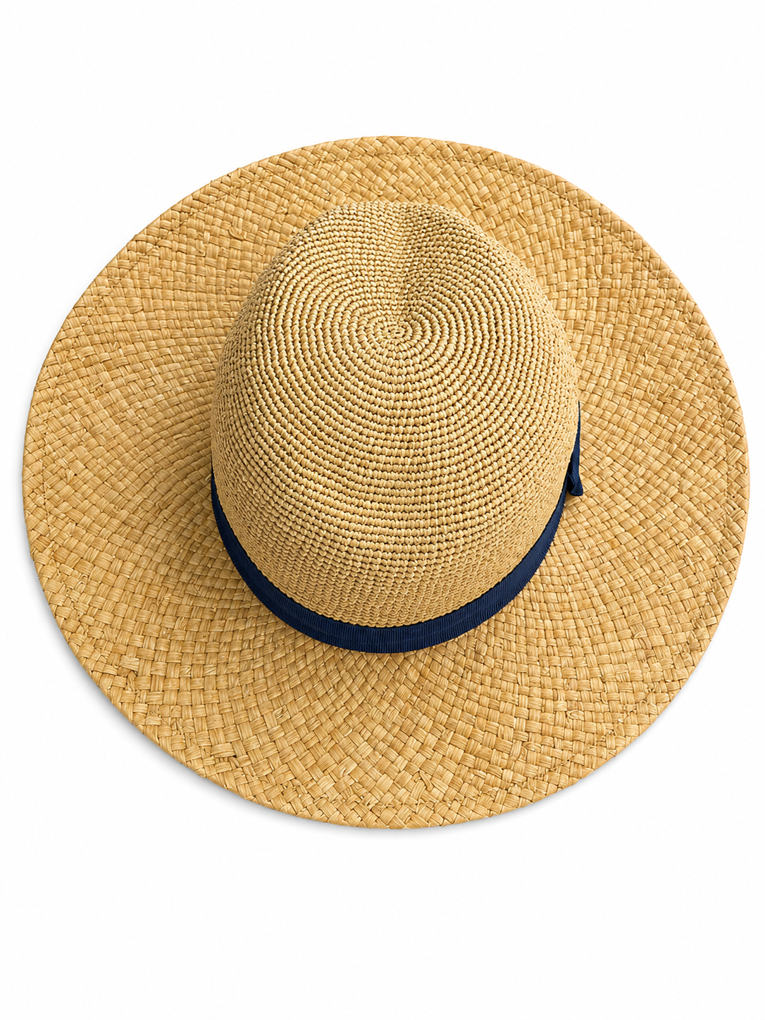 Prada Wide Brim Straw Sun Hat ladies