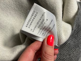 Christian Dior J’Adior 8 Grey Cashmere Blend Hooded Sweater – Size F40 / UK 12 / US 8 ladies