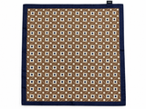 Set of 2 Men’s 100% Silk Pocket Squares – Made in Italy men