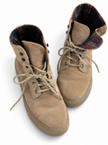 Tod’s Men’s Beige Suede Lace-Up Ankle Boots – Size 7½ // 41.5 men