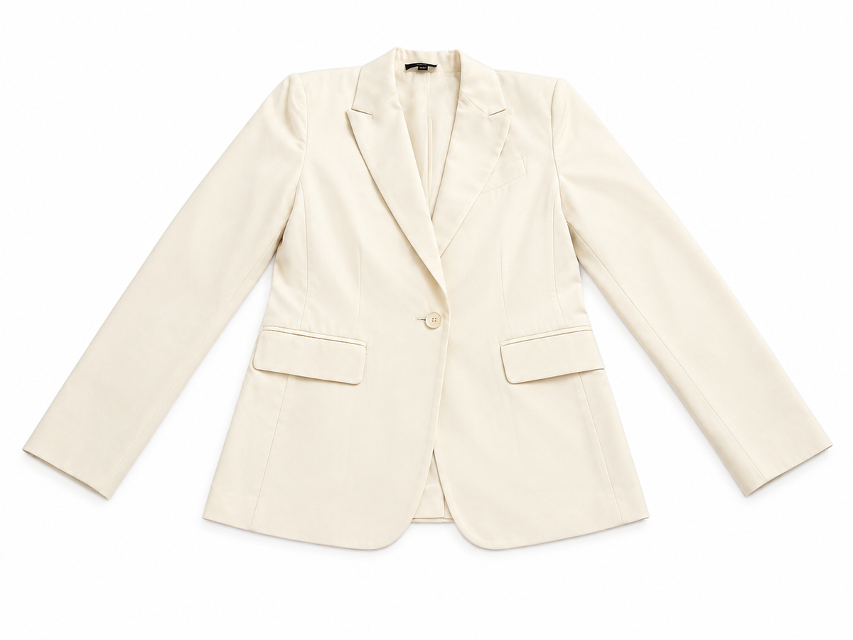 Weekend Max Mara Ecru Linen & Cotton Trouser Suit ladies