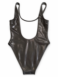 Private Party “Heartbreaker” Metallic One-Piece Swimsuit size M/L ladies