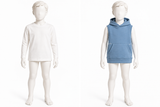 Zara Kids 2-Piece Set – Long-Sleeve Top & Sleeveless Hoodie – 7–8 Years / 128 cm children