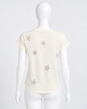 Zadig & Voltaire Skinny Stars Strass T-shirt ladies
