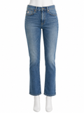 AG Adriano Goldschmied Mari Mid-Rise Crop Slim Straight Jeans ladies