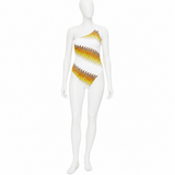 Missoni One-Shoulder Chevron Swimsuit – Zig Zag ladies