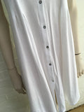 Hanro Cotton Deluxe White Sleeveless Nightdress – Size XS ladies
