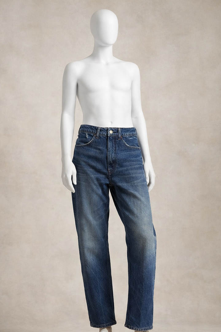 Ralph Lauren Polo RELAXED TAPERED JEAN - RELAXED FIT JEANS - KEENE WASH Size 27 ladies