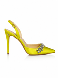 Stunning Jennifer Chamandi Vittorio 105mm jewel-trimmed pumps size 39 ladies