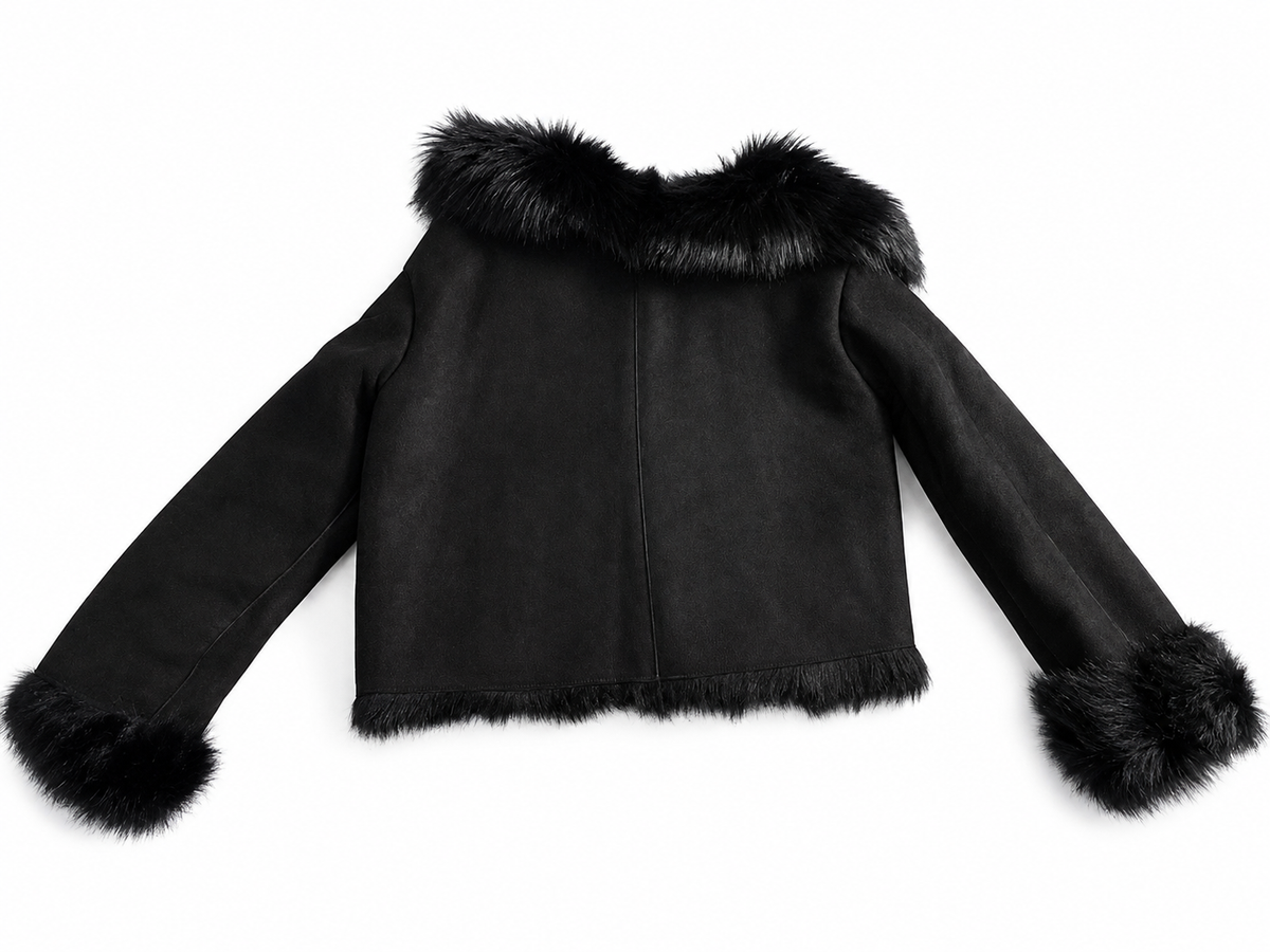 Joseph Black Toscana Anais Sheepskin Short Coat – Size 38 ladies