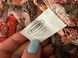 Missoni Gold Lurex Knitted Mini Dress Size I 38 UK 6 US 2 XS ladies