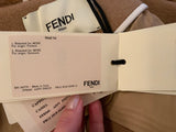 FENDI Mink Fur Collar Camel Hair Long Coat Size I 42 UK 10 US 6 ladies