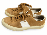 Tom Ford Men’s Camel Suede Low-Top Sneakers – Size 9 / EU 43 men