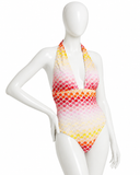 Missoni Mare Metallic Crochet-Knit Swimsuit & Mini Dress Set – Size IT 44 ladies