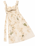 Zimmermann Balance Floral Linen Midi Dress – White Hydrangea (2026 Collection)