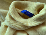 Nina Ricci Yellow Intarsia Pure Cashmere Jumper Sweater Size S Small ladies