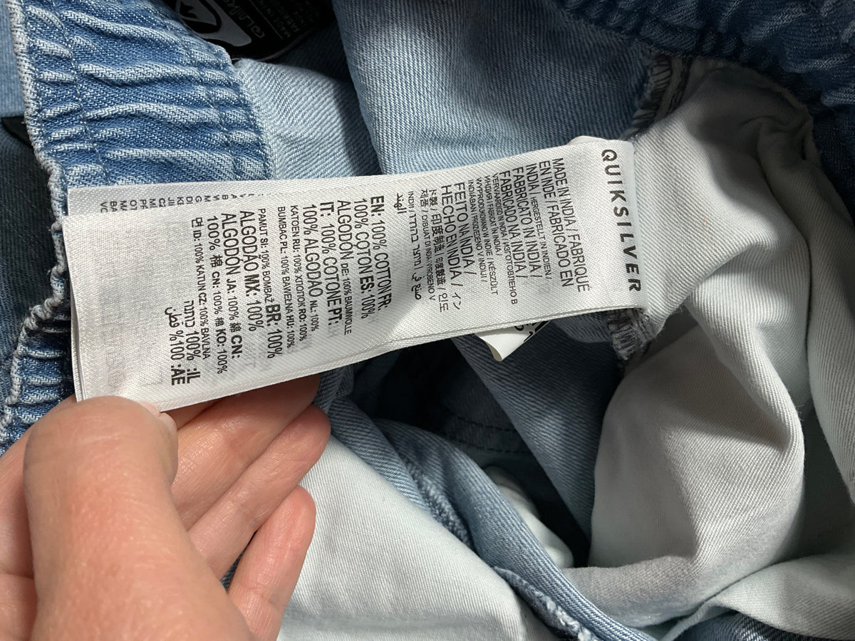 Quiksilver Boys’ Denim Pull-On Jeans – Size XS / Age 8 years children