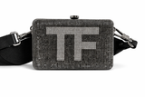 Tom Ford Crystal-Embellished Mini Clutch Bag with extra strap Handbag ladies