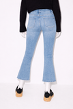 FRAME LE CROP MINI BOOT CROPPED HIGH-RISE BOOTCUT JEANS SIZE 28 ladies