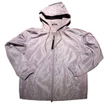 Tom Ford Purple Silk Blend Boxy Fit Lightweight Hooded Jacket Size 48 men