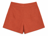 Eres Linen Brown Summer Shorts size F 42 US 10 UK 14 ladies