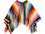 Missoni Milano Multicolour Open-Knit Fringe Poncho – One Size ladies