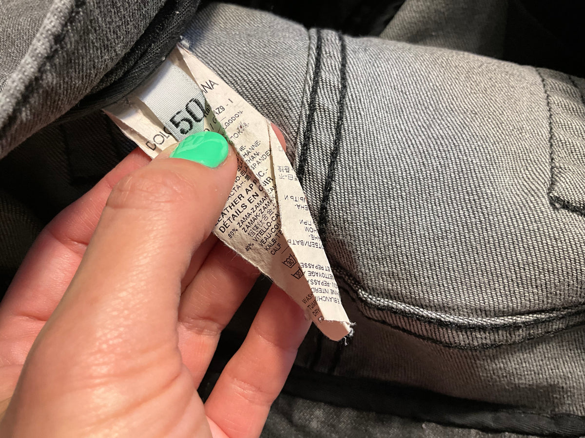 Dolce & Gabbana Men’s Grey Stone Washed Skinny Jeans – Size 50 men