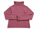 Bonpoint Girls 100% Cashmere Cable Knit Turtleneck Jumper – Size 14 Years children