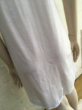 Hanro Cotton Deluxe White Sleeveless Nightdress – Size XS ladies