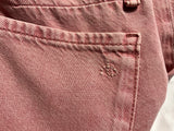 Rag & Bone Phoebe Drawstring Wide-Leg Jeans – Raspberry Stone – Size M ladies