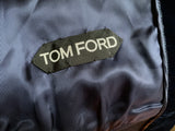 Tom Ford Navy Blue Velvet hoodie jacket size M medium men