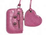 Balenciaga Metallic Extra Supple Calfskin Crystal Crocodile Embossed Small Le Cagole Shoulder Bag – Pink ladies
