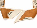Christian Dior Silk Mitzah ABCDIOR “T” Scarf ladies