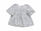 Bonpoint Black and White Cherry Print Cotton Blouse Size 14 years children