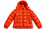 Moncler Kids Unisex Jeff Giubbotto Orange Down Puffer Jacket – Size 10A years children