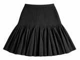 Hervé Léger Black Pleated Mini Skirt Size XS ladies