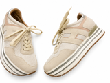 HOGAN H222 suede leather platform sneakers trainers size 38 ladies