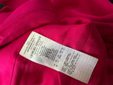 Giorgio Armani Virgin Wool Tuxedo Blazer In Solid Medium Pink Size I 40 UK 8 US 4 Small ladies