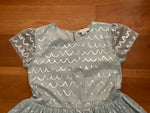 Stella McCartney KIDS Girl's BLUE & SILVER TULLE DRESS Size 10 years old children