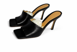 Bottega Veneta Leather Stretch Mules 90 size 39 UK 6 US 9 ladies