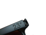 23 degrees 23° Round Zero rnd0 01 Mt Black Redessence Sunglasses men