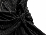 angelo katsapis BLACK DRESS SIZE UK 12 US 8 IT 44 L ladies