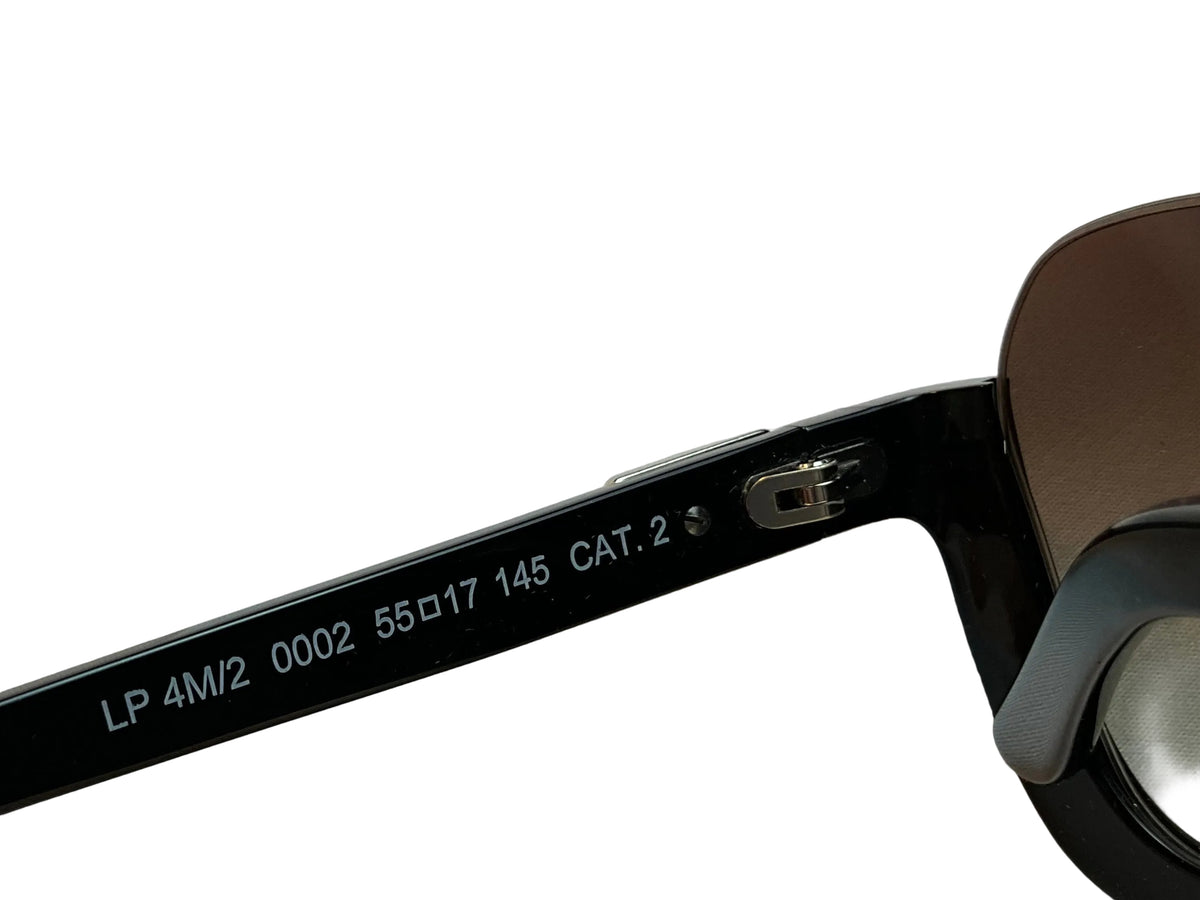 La Perla Half Frames Black Sunglasses Ladies